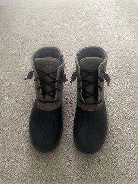 Sperry Women's Two-Tone Duck Boots - Black and Olive
